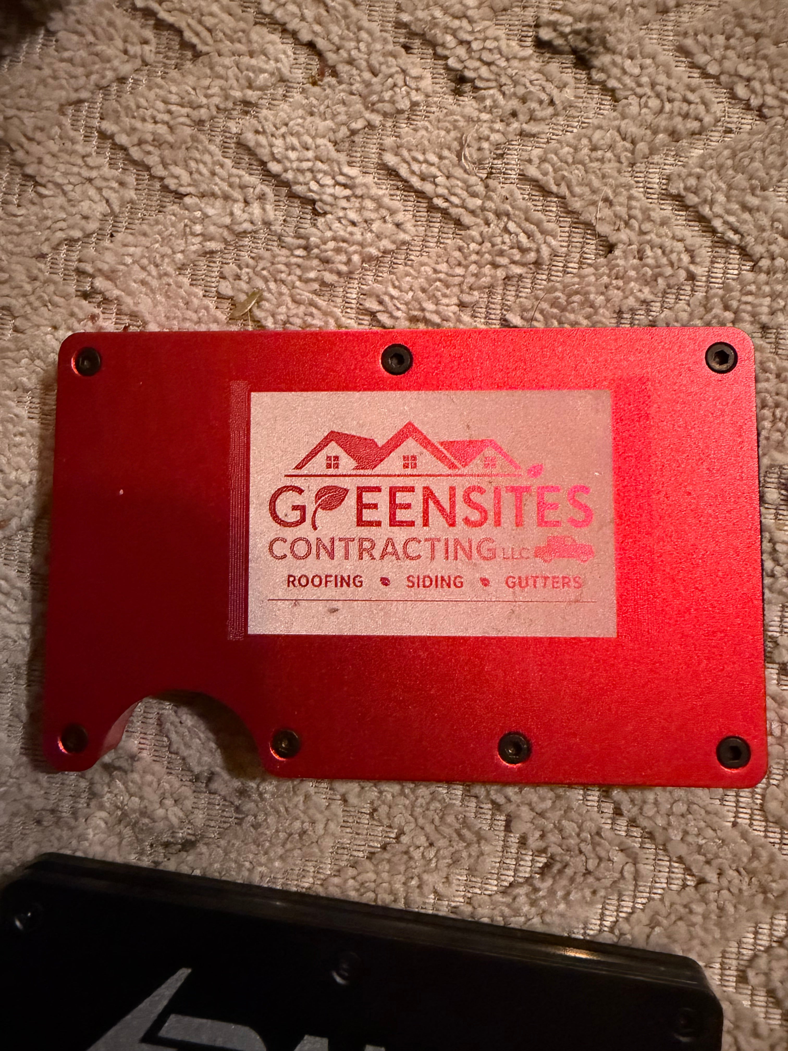 Engraved Metal Wallet — RFID Aluminum Cardholder