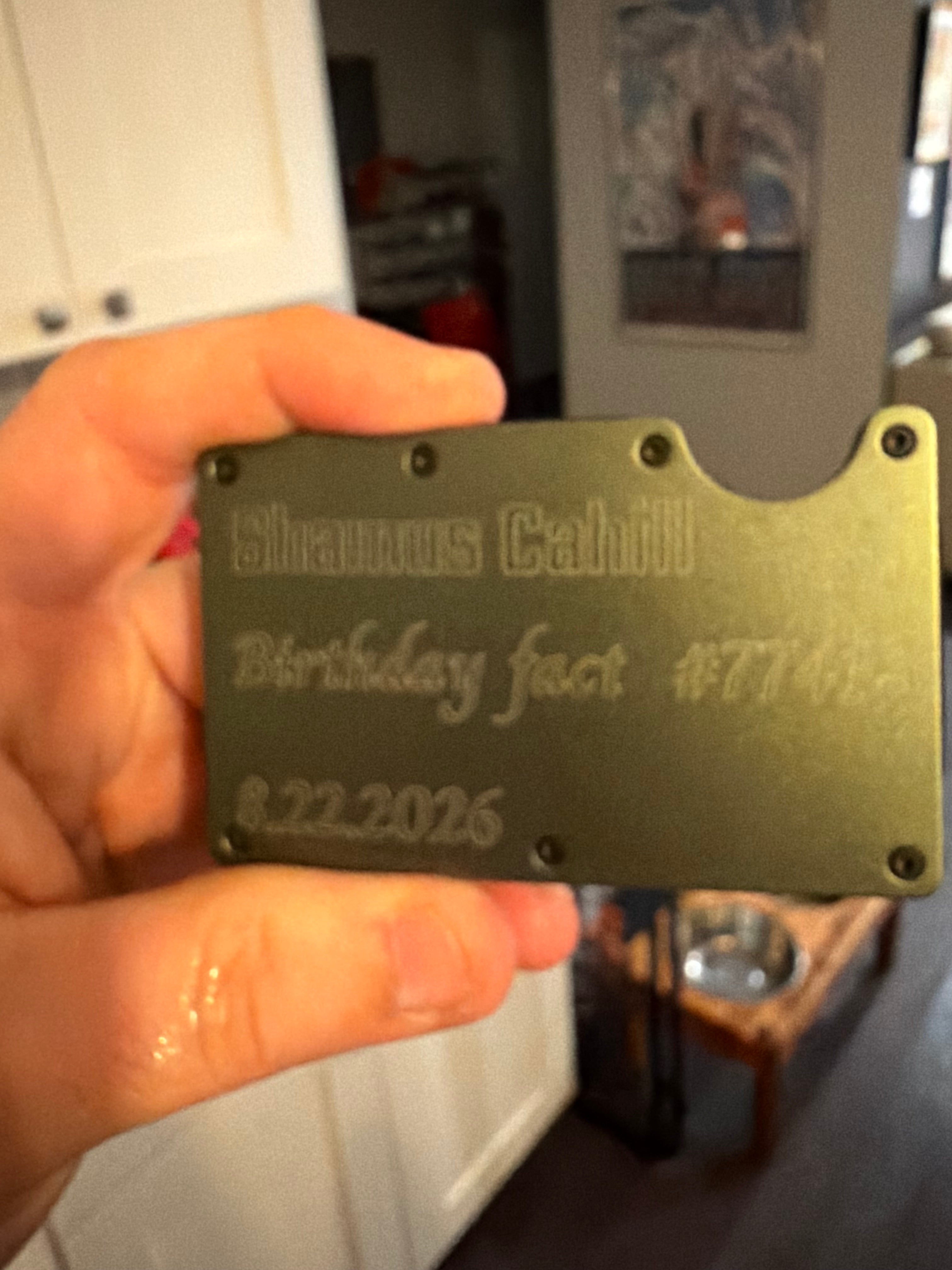 Custom Engraved Plaque — Closing, Recognition and Memorial