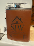 Leather strapped flasks