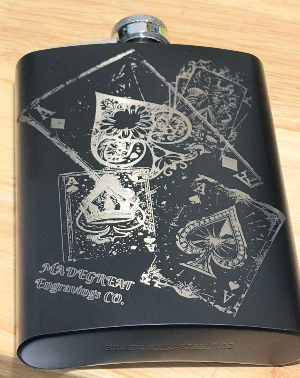 Custom Engraved Flask — Personalized Groomsmen, Wedding & Gift - Made great engravings