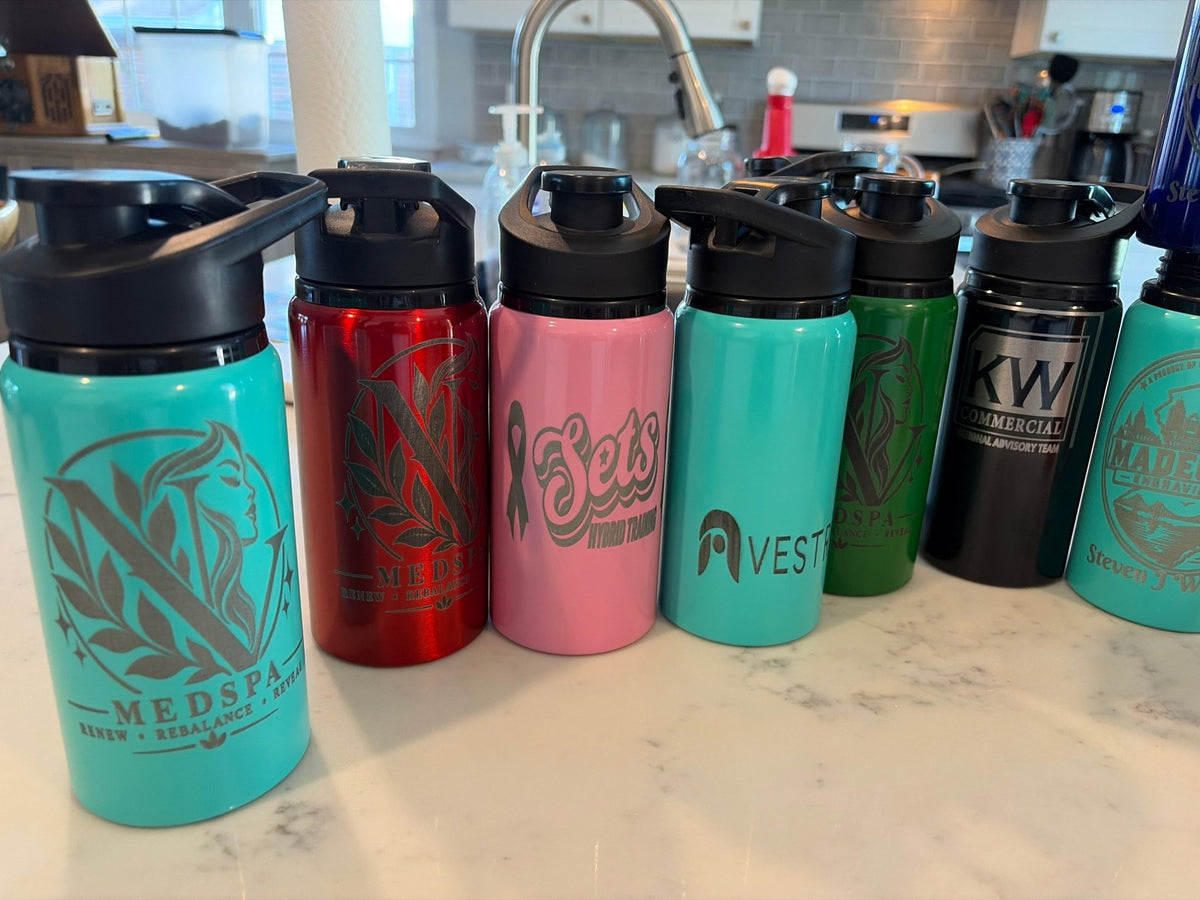 Custom Logo Tumbler — Laser Engraved Stainless Steel Business & Corporate Gift - Made great engravings