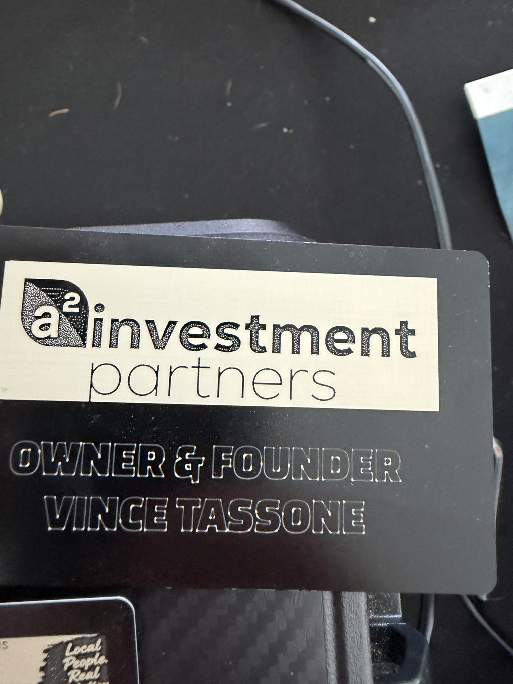 Engraved Metal Business Cards — Anodized Aluminum & Steel, Custom Laser Etched - Made great engravings